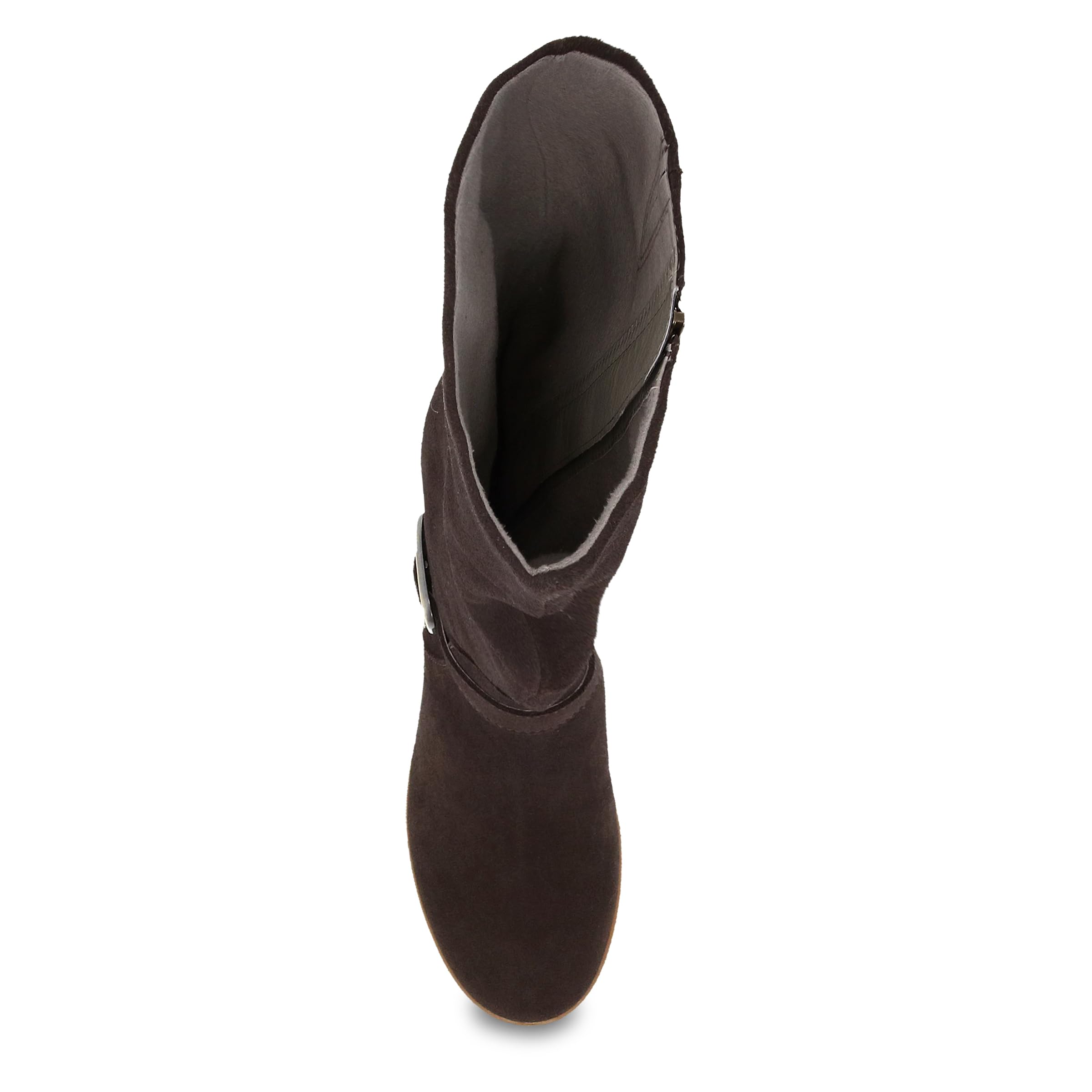 Dansko Dalinda Women's Waterproof Leather Tall Boots - Fashionable Rubber Outsole & Stacked Heel for All-Weather Wear | Perfect for Work, Outdoor Adventures & Winter Fashion