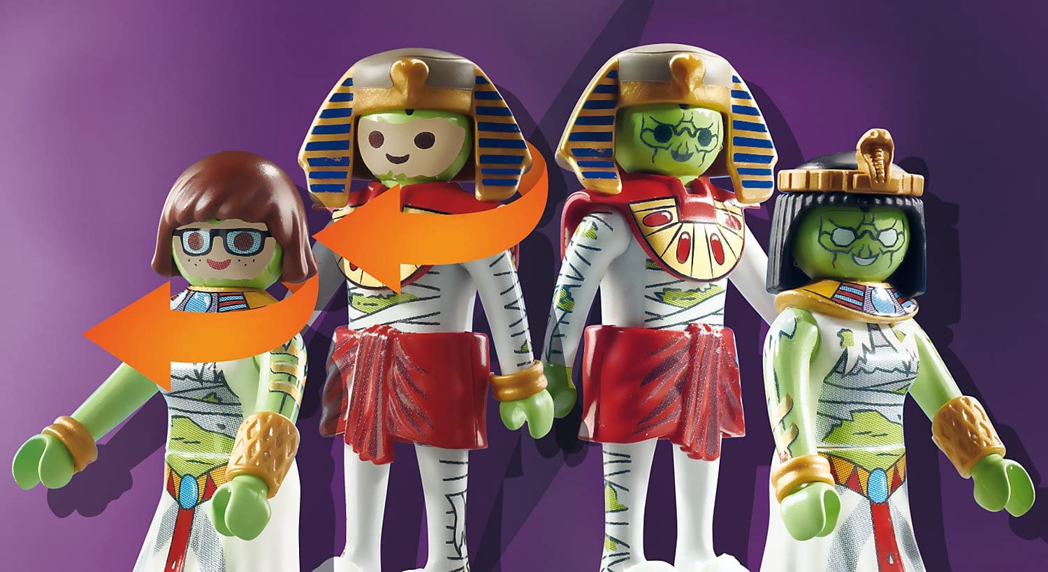 PLAYMOBIL Scooby-Doo! Egypt Adventure Playset 70365 - Mystery Solving Toy Set for Kids, Collectible Action Figures with Ancient Egyptian Theme - Perfect for Birthday Gifts & Imaginative Play