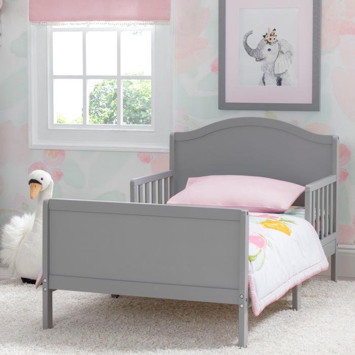 Bennett Toddler Bed for Kids - Convertible Wooden Crib to Toddler Bed with Safety Rails - Perfect for Nursery, Daycare & First Big Kid Bed Transition