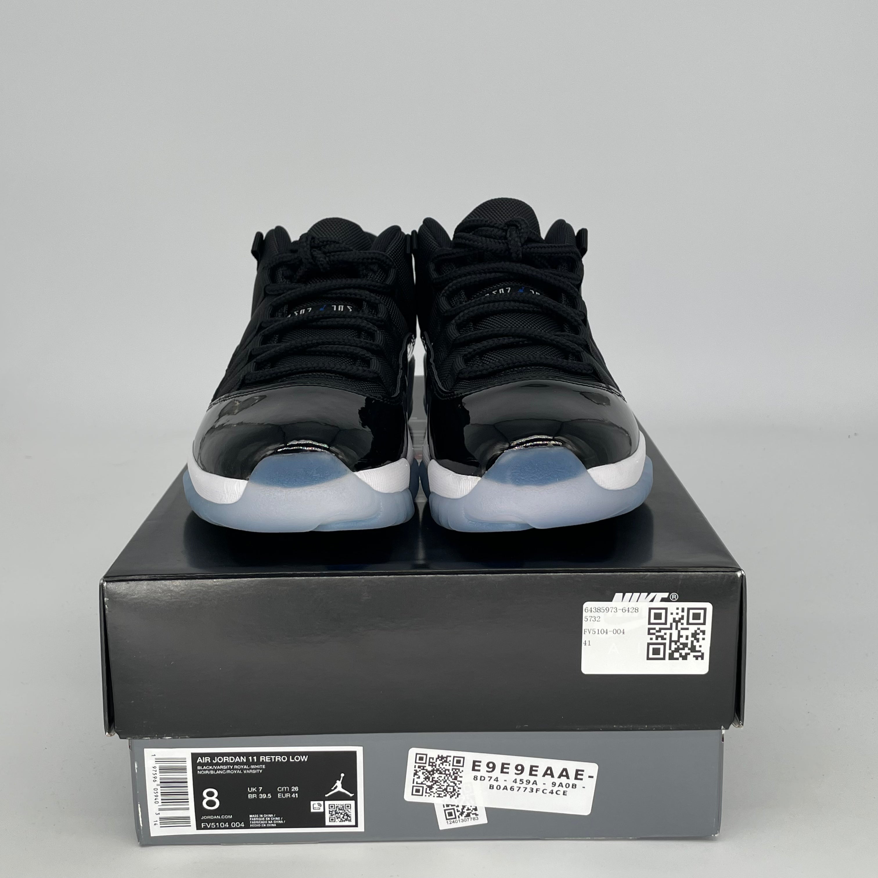 Air Jordan 11 Low Space Jam Basketball Shoes - Men's Size 8 / Women's Size 9.5W (FV5104-004) - Perfect for Court Performance & Streetwear Fashion