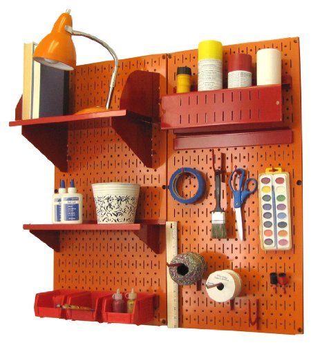 Orange Pegboard Red Accessories