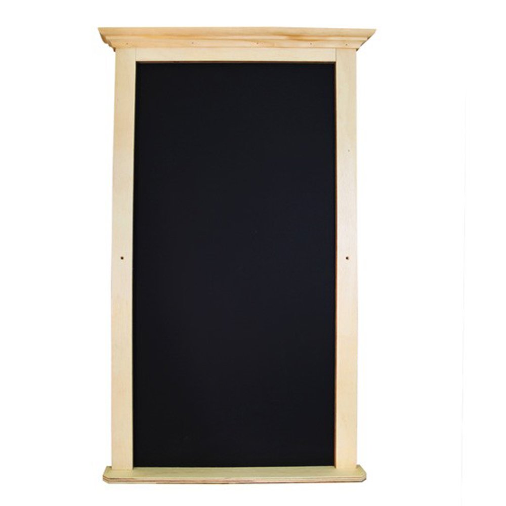 Premium Wall Chalkboard with Elegant Crown Molding - Perfect for Home Office, Classroom & Kitchen Organization