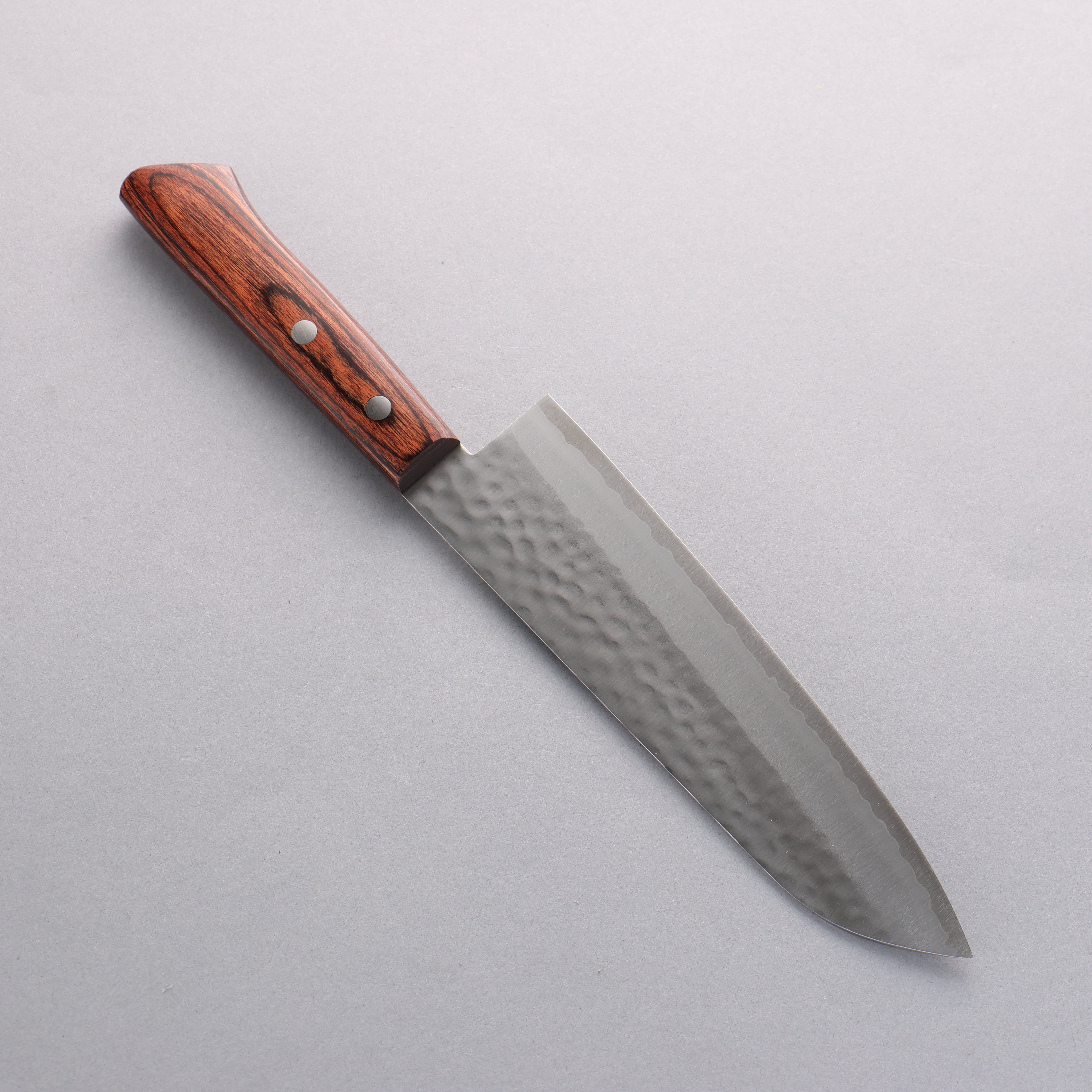 Premium Seisuke VG1 Hammered Gyuto 180mm Japanese Chef Knife - High Carbon Stainless Steel Blade with Mahogany Handle - Perfect for Sushi, Meat Slicing & Professional Cooking
