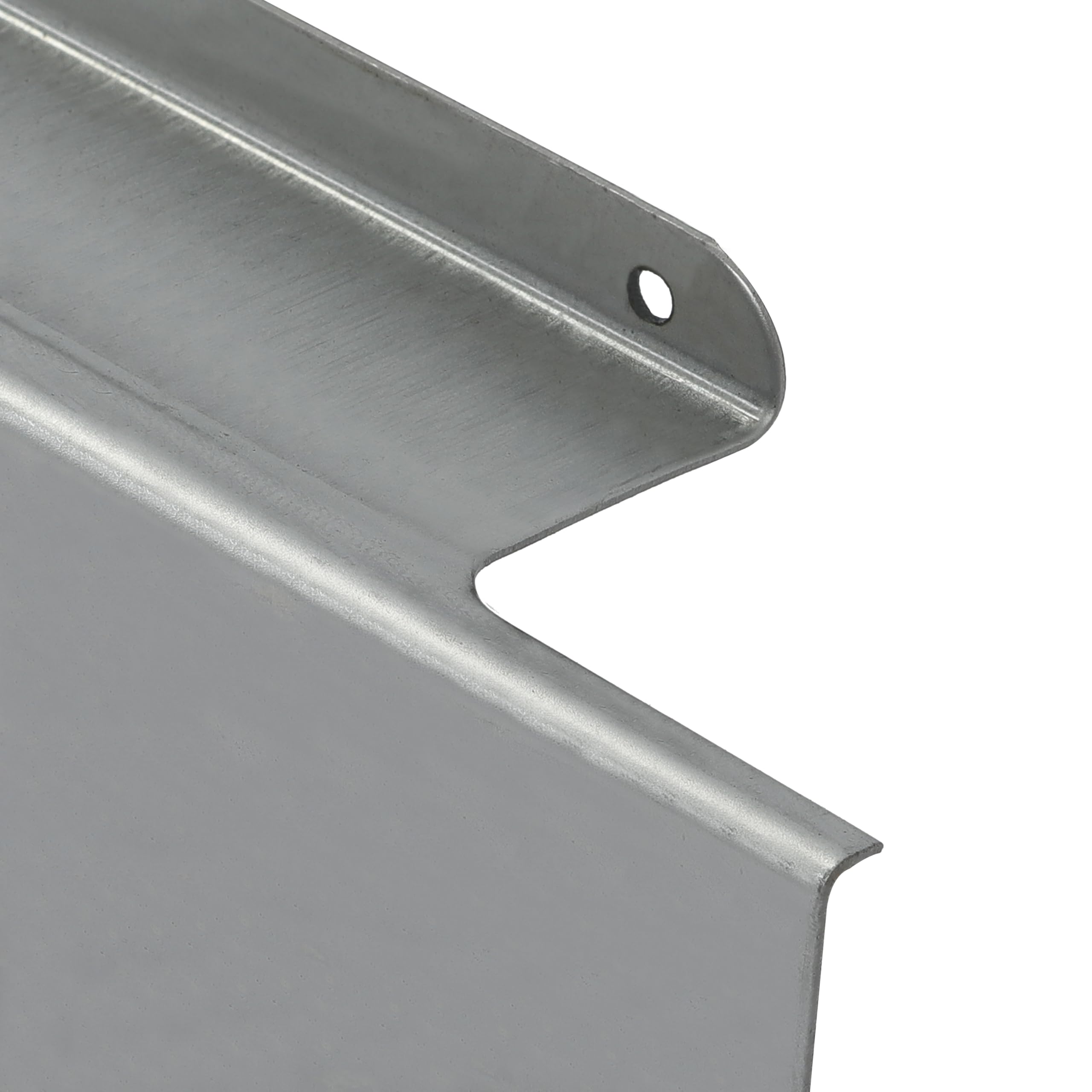 HECASA Rear Roll Pan for 1967-1972 Ford F100 Pickup Fleetside - Steel Truck Roll Pan with LED Lights, Center Plate Box, Anti-Rust Oil & Bare-Metal Finish | Perfect for Restoration & Custom Truck Builds