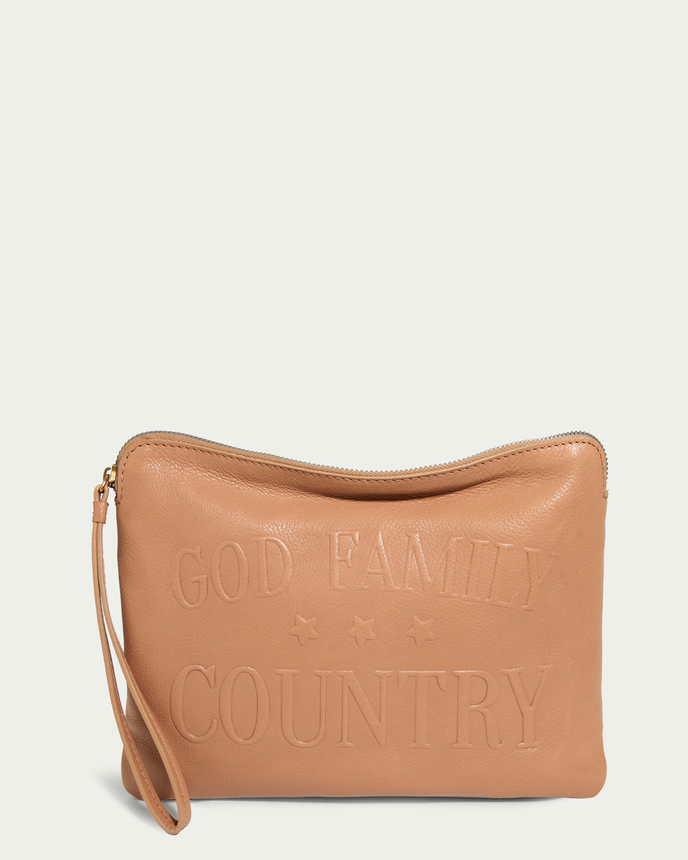 God Family Country Pouch - Patriotic Crossbody Bag for Women & Men | Perfect for Travel, Concerts, and Everyday Use