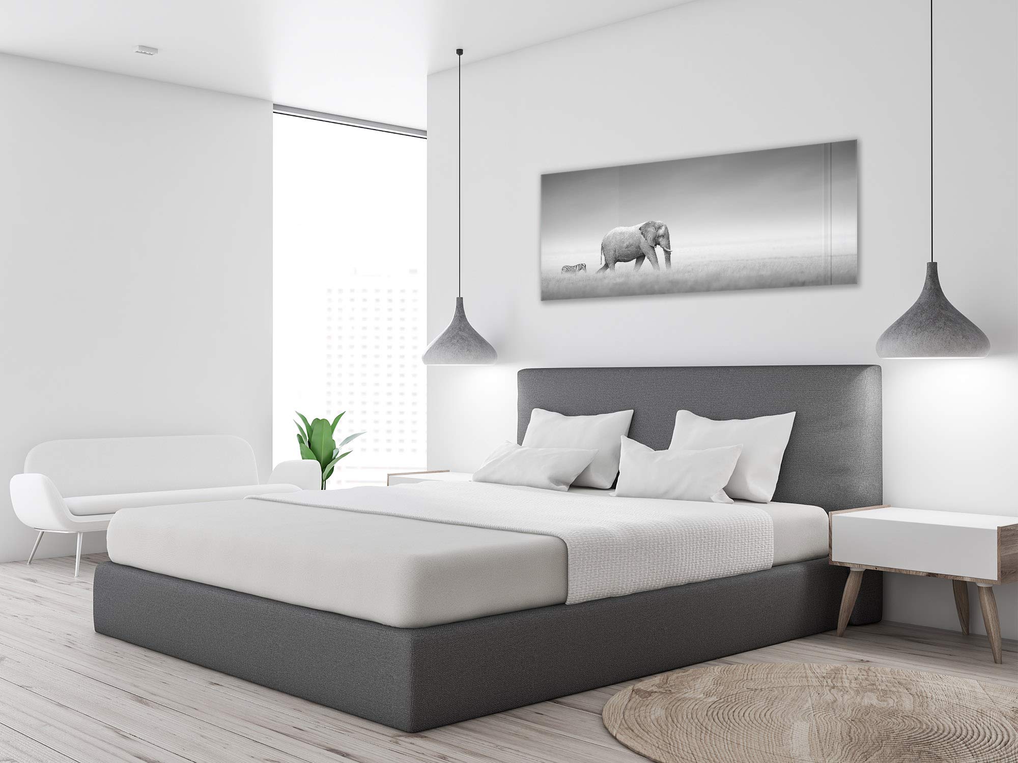 Concept Crystal Glass Printed Picture - Animals Series 02 | Elegant Home Decor, Unique Gift Idea for Animal Lovers, Perfect for Living Room, Bedroom, or Office Display