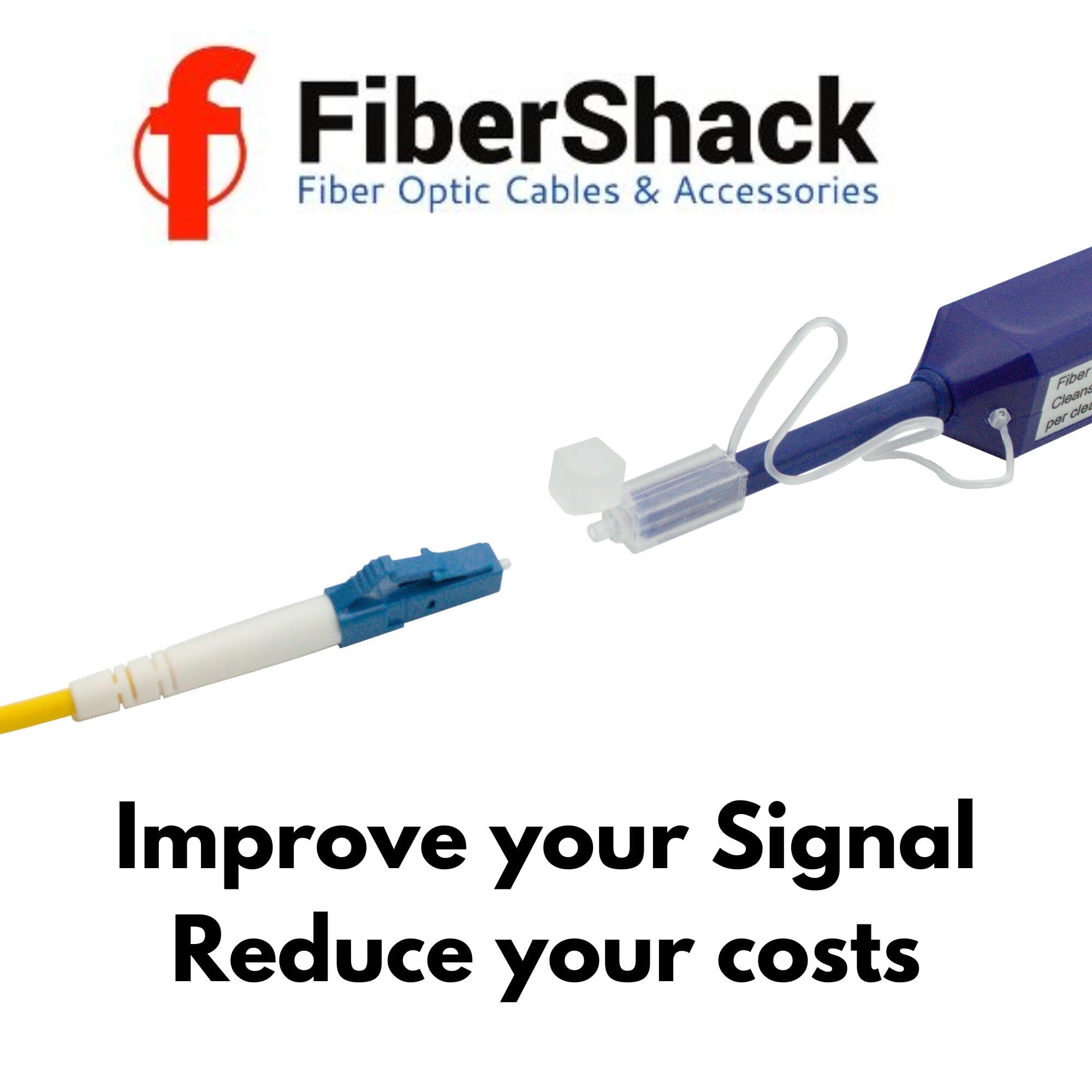 LC Fiber Optic Cleaner Kit with Cleaning Box - Professional Fiber Connector Cleaner for SC/LC/FC Ports | Perfect for Network Maintenance & Data Center Equipment Cleaning