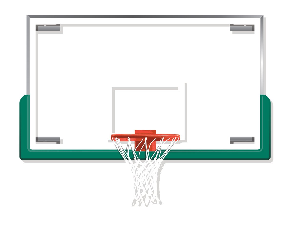 Duraskin Basketball Backboard Safety Padding - 72