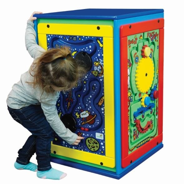 Standard Fun Island Cube Activity Center - Baby Play Mat & Learning Toy for Toddlers - Perfect for Indoor Playtime, Daycare & Early Childhood Development