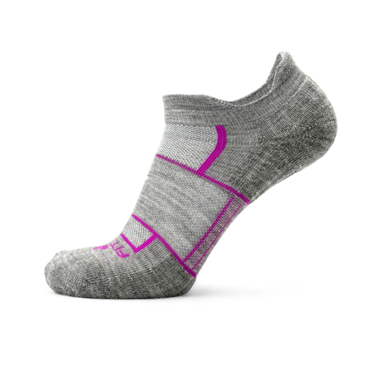 ISW Isolwool® Heather No Show Socks - 3 Pair Pack - Ultra Soft Invisible Liner Socks for Sneakers & Loafers - Breathable & Odor-Free for All-Day Comfort