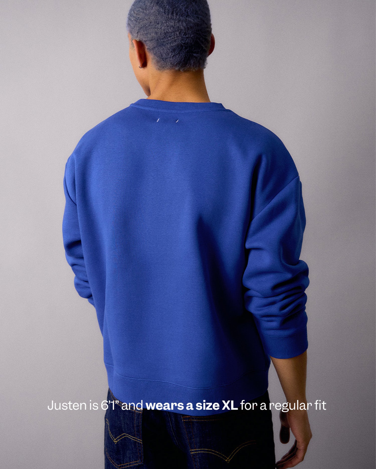 Dieu Bleu Crew Sweatshirt - Soft French-Inspired Pullover for Men & Women | Casual Streetwear, Loungewear & Fall Fashion