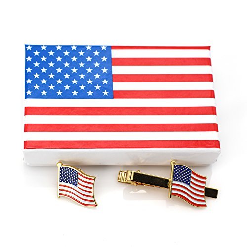 TONOS Exquisite American Flag Lapel Pin - Patriotic Stars and Stripes USA Flag Pin for Suits, Blazers, Hats & Gifts | Perfect for Veterans Day, Memorial Day & 4th of July Celebrations