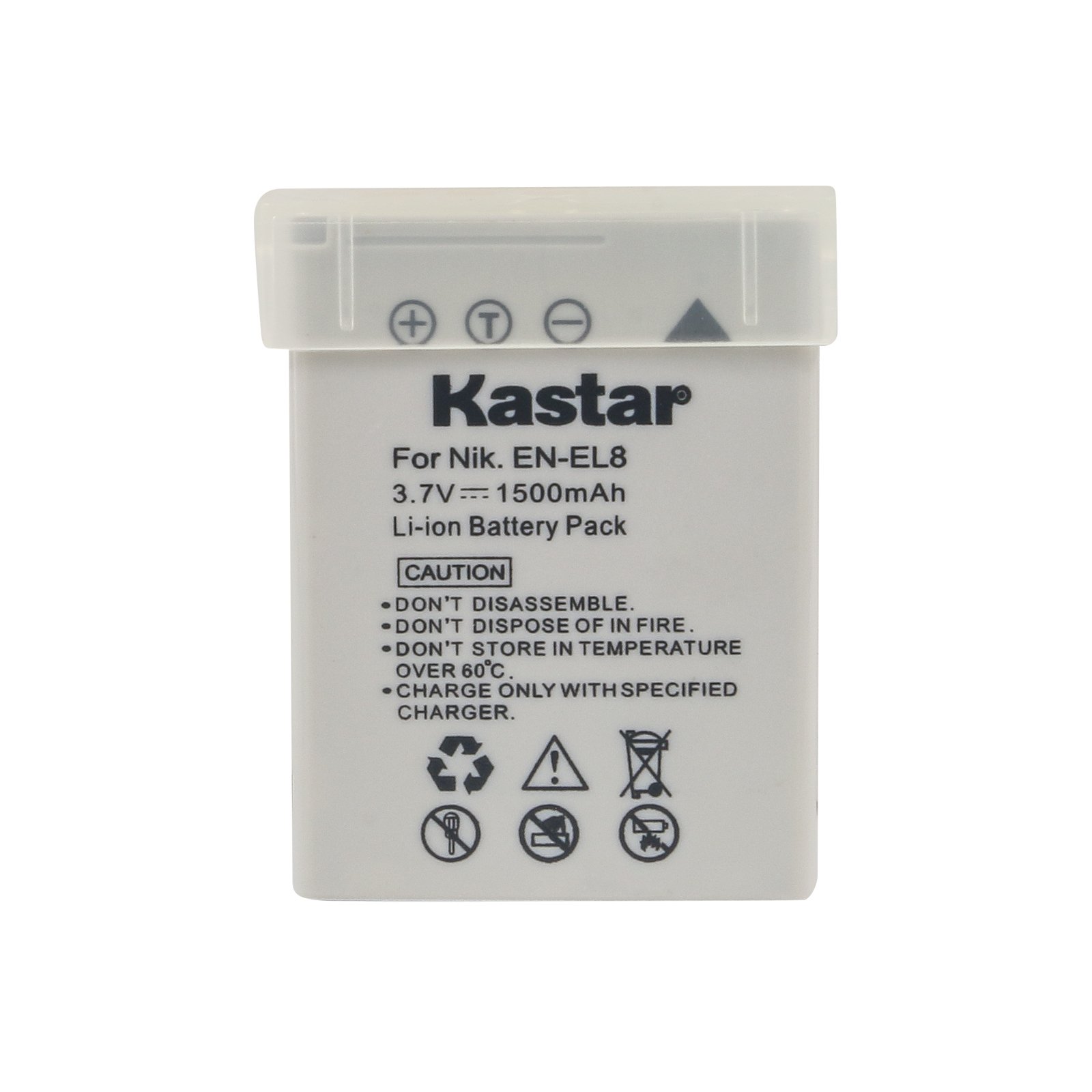 Kastar 2-Pack EN-EL8 Replacement Battery for Nikon Coolpix Cameras - Compatible with P1, P2, S1-S9, S50-S52c & Cool-Station MV-11/MV-12 - Perfect for Travel, Photography & Backup Power