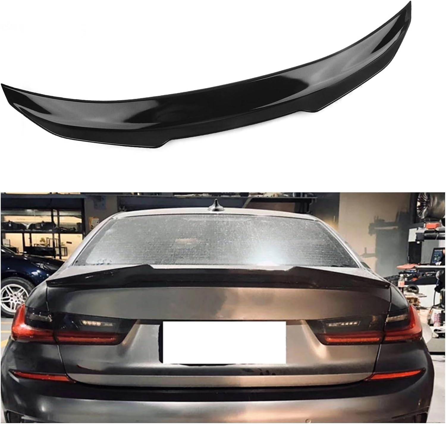 2019-2025 BMW 3 Series G20 G80 PSM Style Rear Spoiler Wing - Glossy Black or Real Carbon Fiber | Enhance Your Car's Aerodynamics & Style for Street Racing & Show Cars