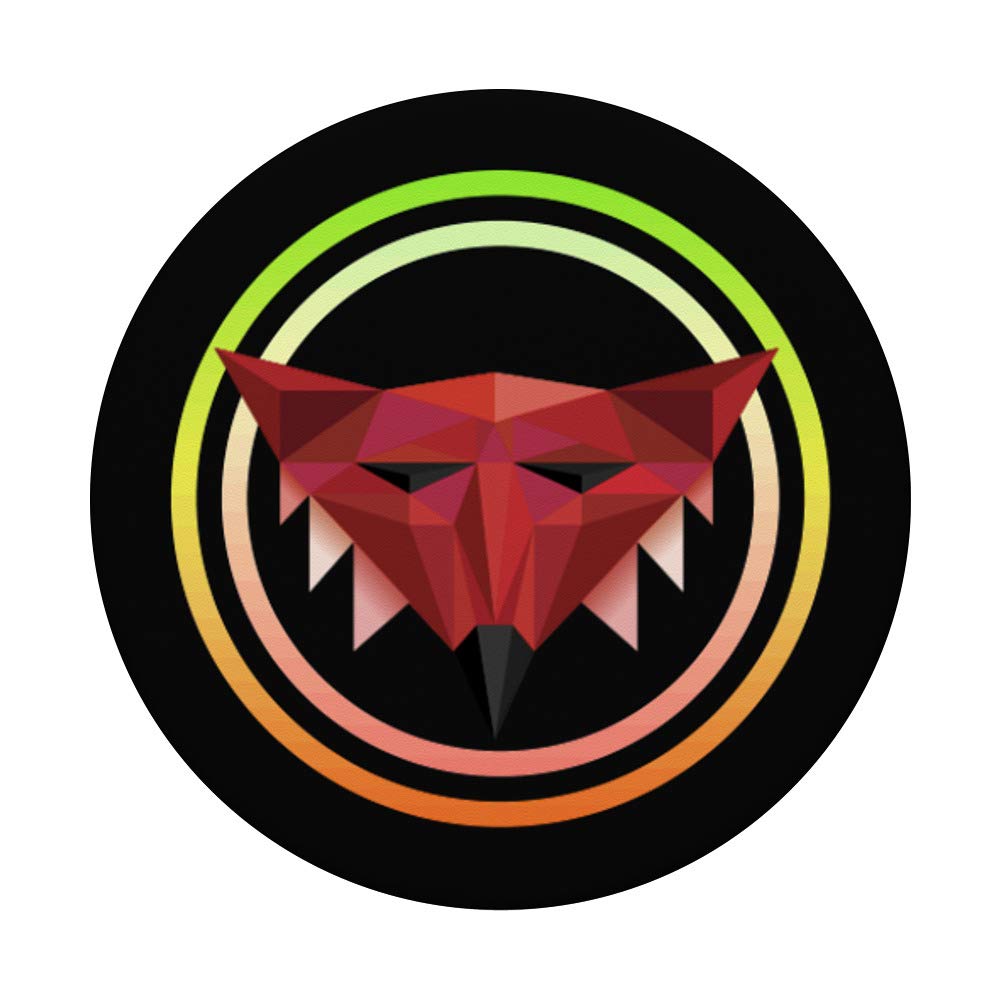 Foxen Logo PopSocket - Expandable Phone Grip Stand for iPhone & Android - Red - Perfect for Selfies, Gaming, and Secure Phone Handling