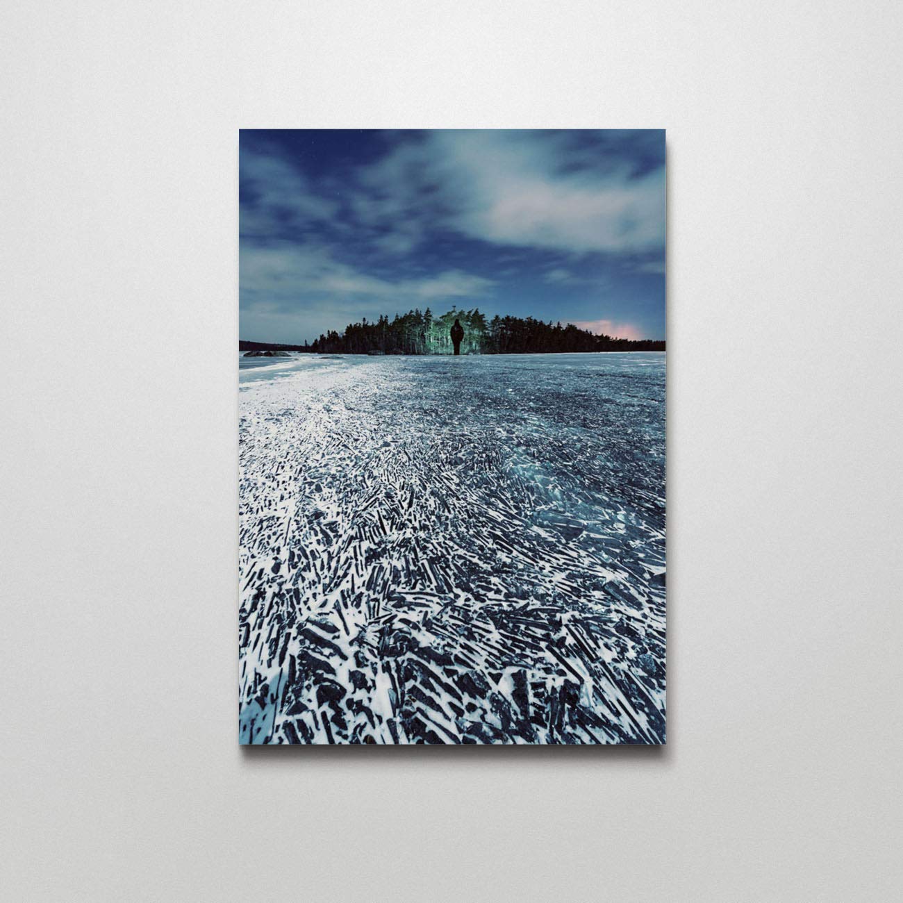 Nature Landscape Canvas Wall Art - 12x16 Inch Modern Home Decor for Bedroom & Living Room | Scenic Print for Relaxing Ambiance & Stylish Interior Design