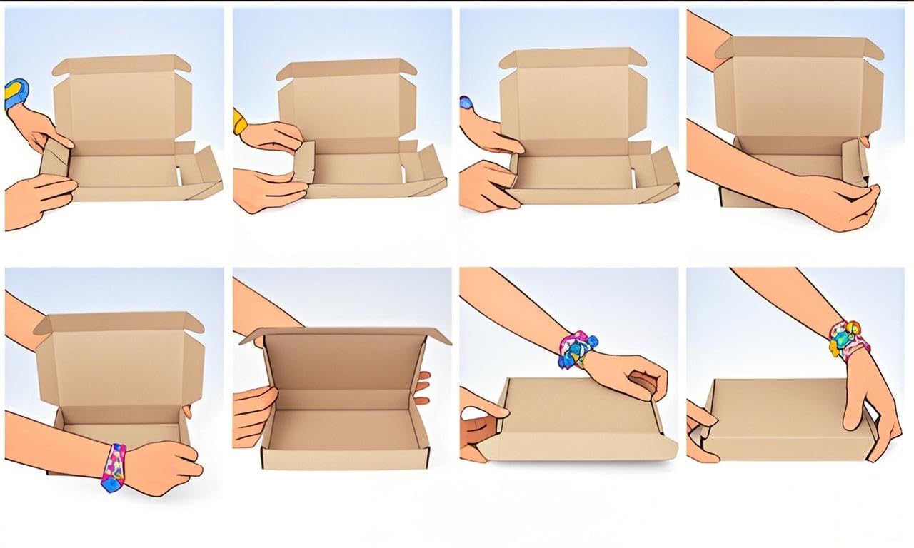50 Pack Small White Corrugated Mailer Shipping Boxes 6x4x2 Inches - Perfect for Ecommerce, Amazon FBA & USPS Package Shipping