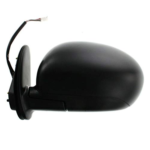 09-14 Cube 1.8L Power Heated Textured Black Left Side Rear View Mirror Replacement - Compatible with Nissan Cube, Perfect for Winter Driving & Enhanced Visibility
