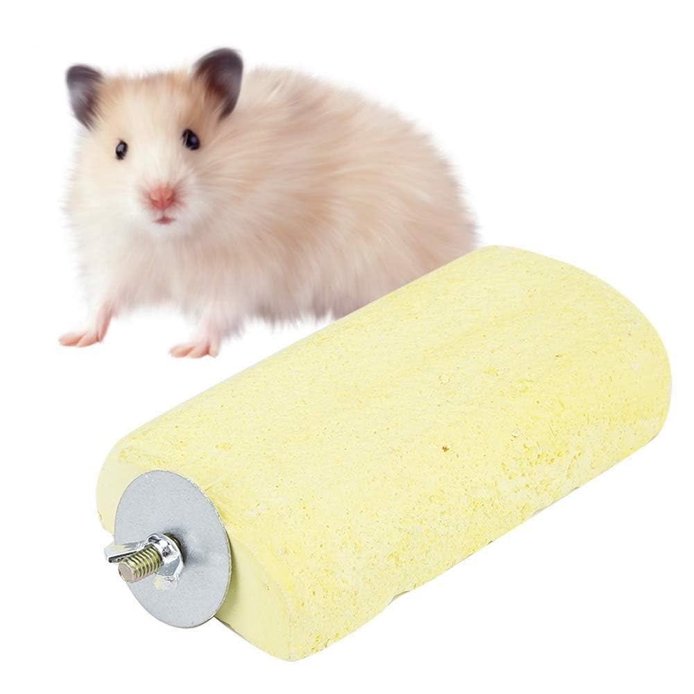 Natural Lava Ledge for Small Pets - Rat, Chinchilla & Bird Chew Toy for Teeth Grinding & Beak Trimming | Cage Accessories for Dental Health & Enrichment | Perfect for Climbing, Chewing & Playtime in Small Animal Habitats