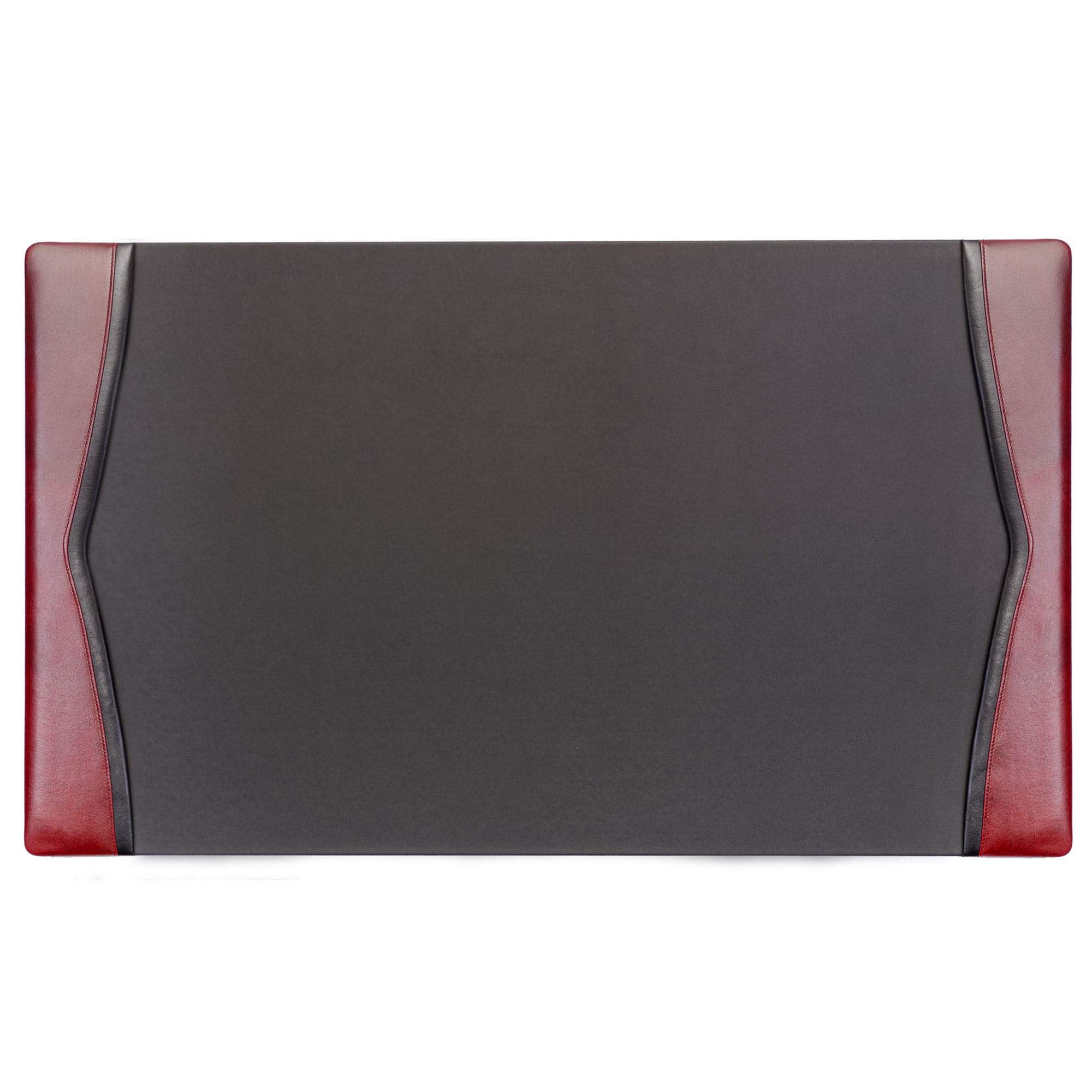 Dacasso Burgundy Leather Desk Calendar Pad - 34 x 20 Inches - Premium Office Desk Planner & Organizer for Home, Office, or Gift - Perfect for Scheduling, Planning, and Productivity