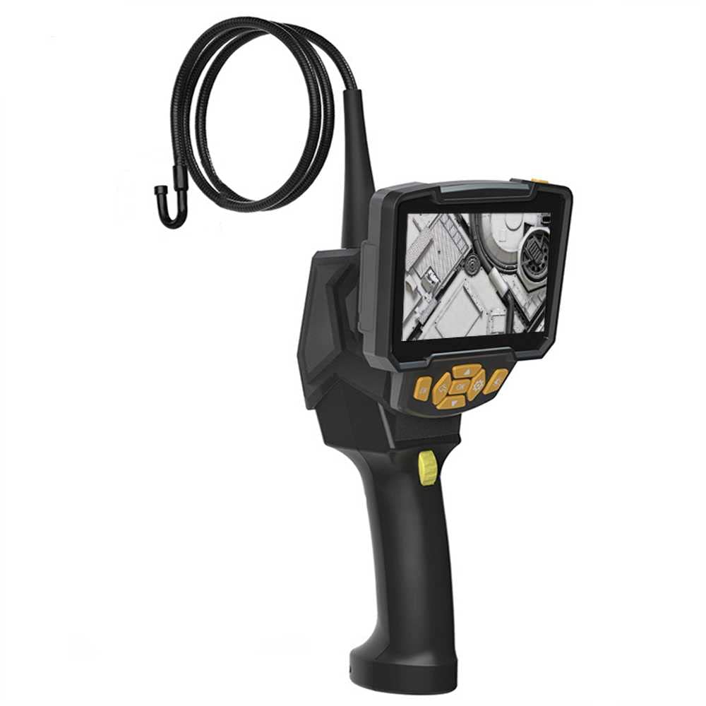 GELEI 6FT Industrial Endoscope with 720P HD Camera - 360° Rotating, 8.5mm IP67 Waterproof Borescope for Pipe Inspection - 4.3