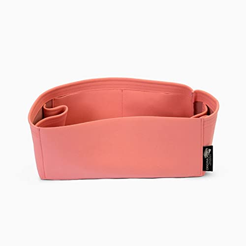 Rose Pink Suedette Leather Bag Organizer - Compatible with Designer Graceful PM & MM Handbags | Perfect for Work, Travel & Daily Use