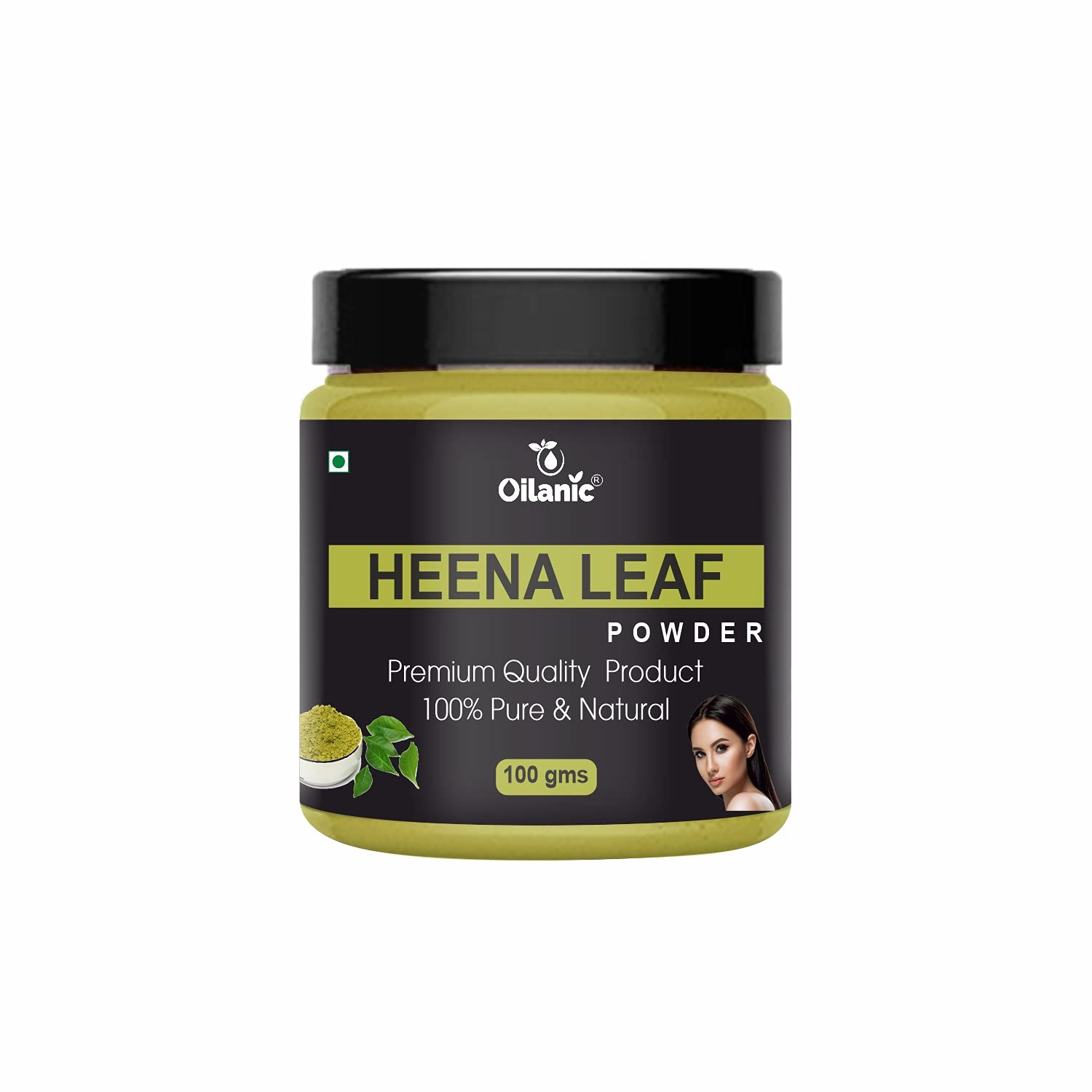Oilanic 100% Pure Natural Henna Leaf Powder for Hair & Skin - 2 Pack (200g Each) | Safe for Hair Coloring, Tattoos & Body Art | DIY Natural Beauty Treatment