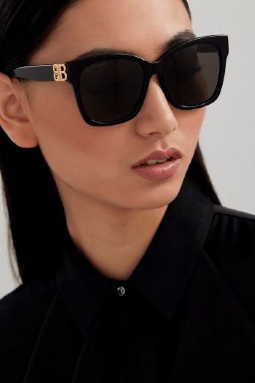 Balenciaga Everyday BB0102SA Sunglasses for Women - UV Protection Fashion Shades - Perfect for Outdoor Activities, Beach & Driving