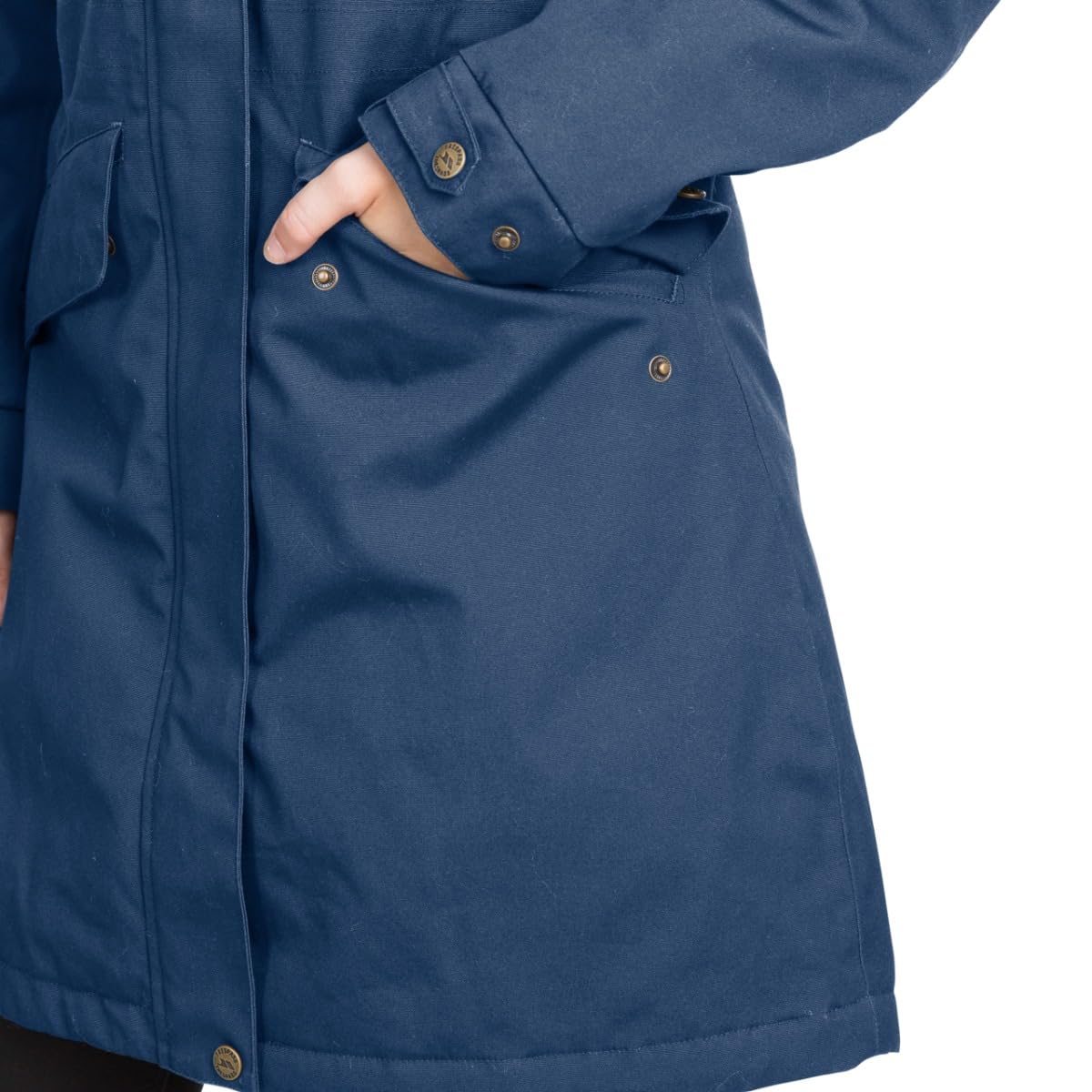 Trespass Women's Faithful Waterproof Jacket - Lightweight Windproof Outdoor Coat for Hiking, Camping & Travel