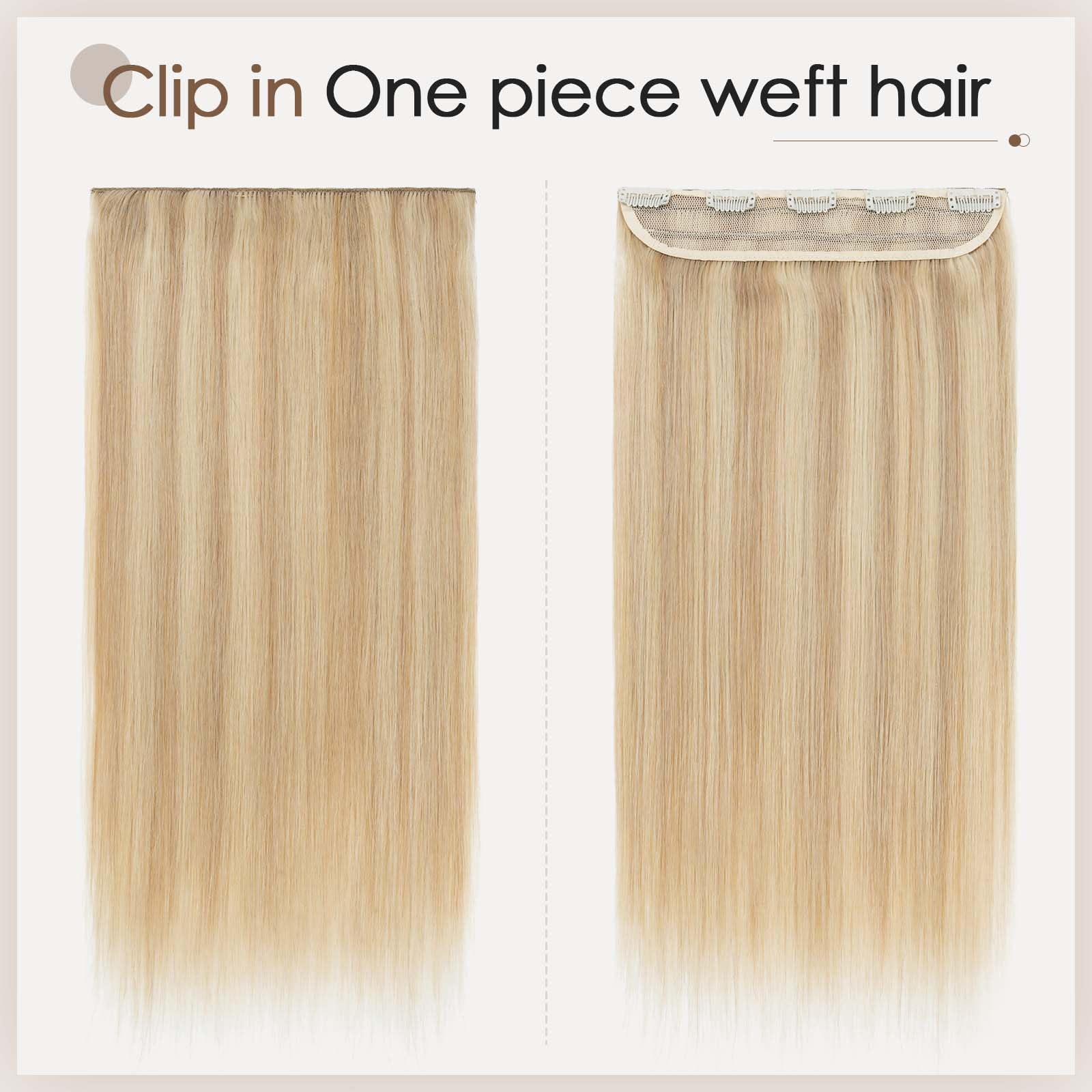 S-noilite Clip in Human Hair Extensions 18