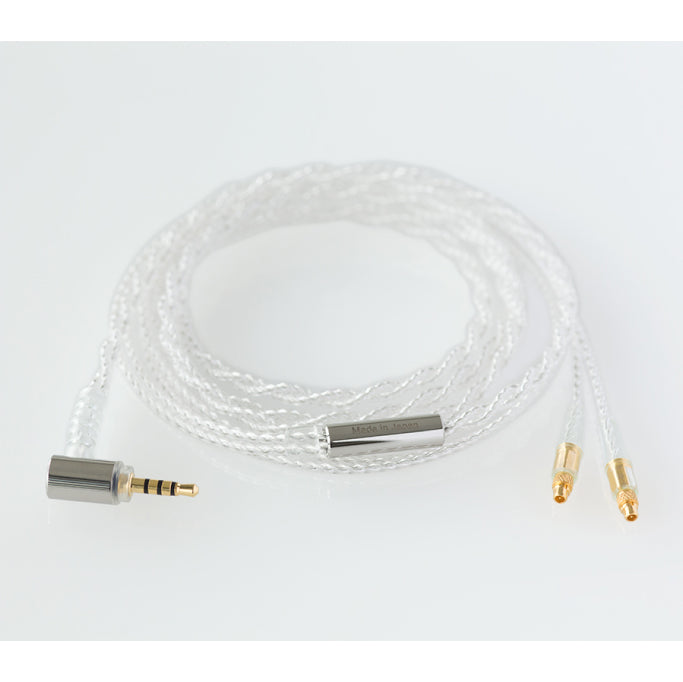 Final Audio C071 L-Shaped MMCX Silver Coated Replacement Cable (Open Box) - Premium Audio Upgrade for Headphones & IEMs - Perfect for Audiophiles, Musicians & Studio Use