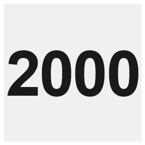 3.0 White 2000G