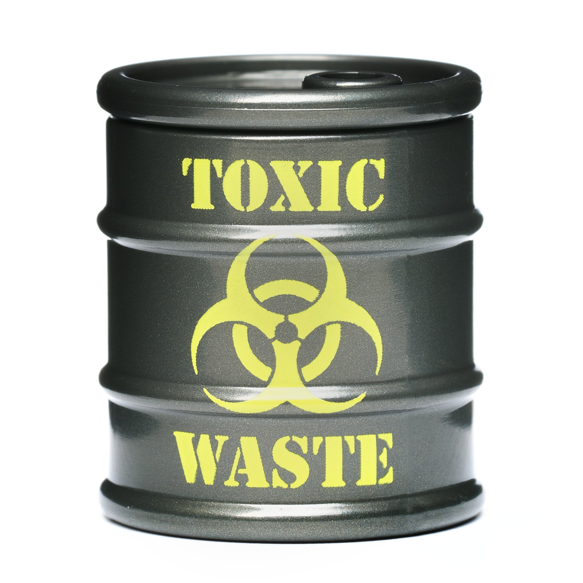Toxic Waste Barrel - Industrial Hazardous Waste Container for Storage & Disposal - Perfect for Chemical Waste Management & Environmental Safety