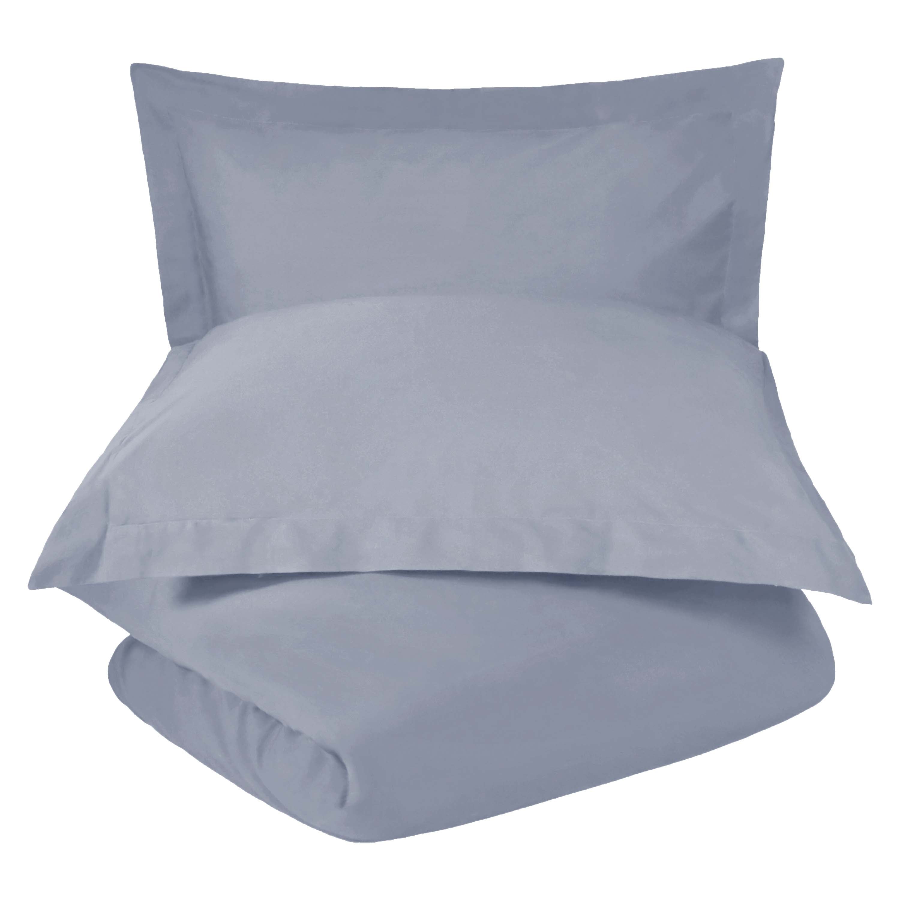 Wrinkle Resistant Cotton Blend Duvet Cover Set - Soft & Durable Bedding for All Seasons | Perfect for Master Bedroom, Guest Room & College Dorm
