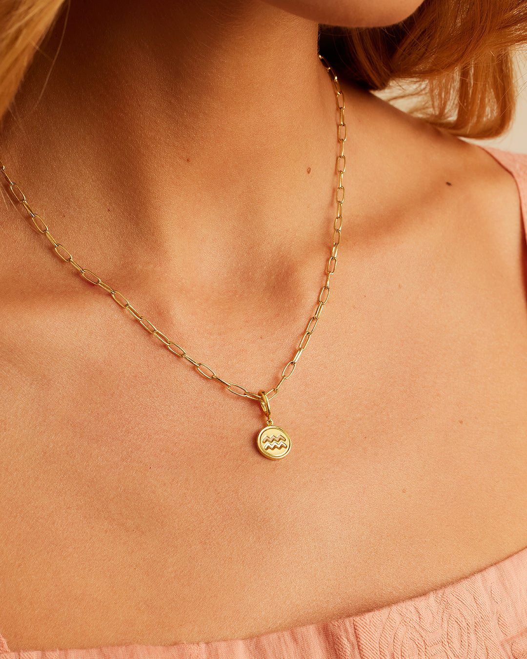 Zodiac Parker Charm Necklace - Sterling Silver Zodiac Sign Pendant for Women - Perfect for Birthdays, Anniversaries & Everyday Wear