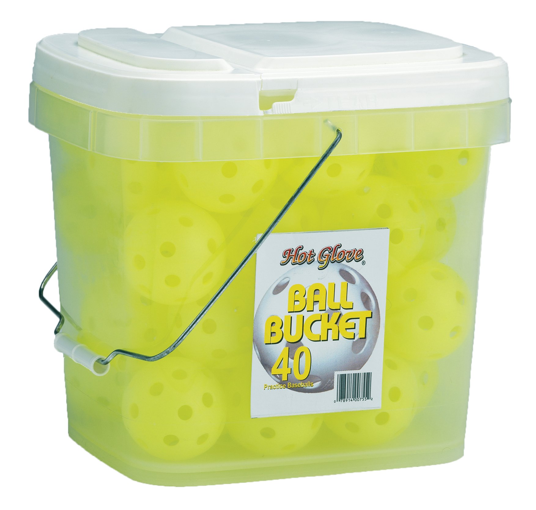 Durable Plastic Practice Baseballs for Training & Pitching - Hot Glove Baseball Training Balls for Kids & Adults - Perfect for Backyard Drills, Batting Practice & Soft Toss
