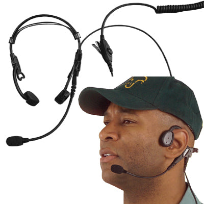 Motorola PMLN5101 Temple Transducer Headset - Noise Cancelling Bluetooth Headphones for Office, Call Center & Remote Work (Compatible with Most Phones & Computers)
