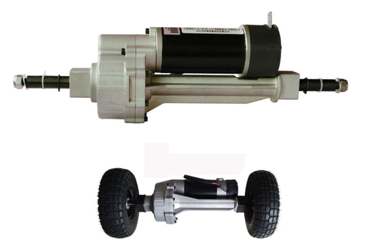 Sarach Store Electric Bicycle Rear Axle Gear Reducer Brush Gear Motor Differential Motor for Tricycle Trolley & Electric Scooter - High Performance Driver Shaft for Smooth Riding Experience