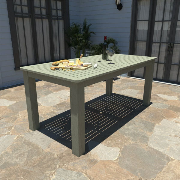 Premium Outdoor Rectangular Dining Table - Weather-Resistant Patio Furniture for Backyard, Garden & Poolside Dining - Perfect for BBQs, Parties & Family Gatherings