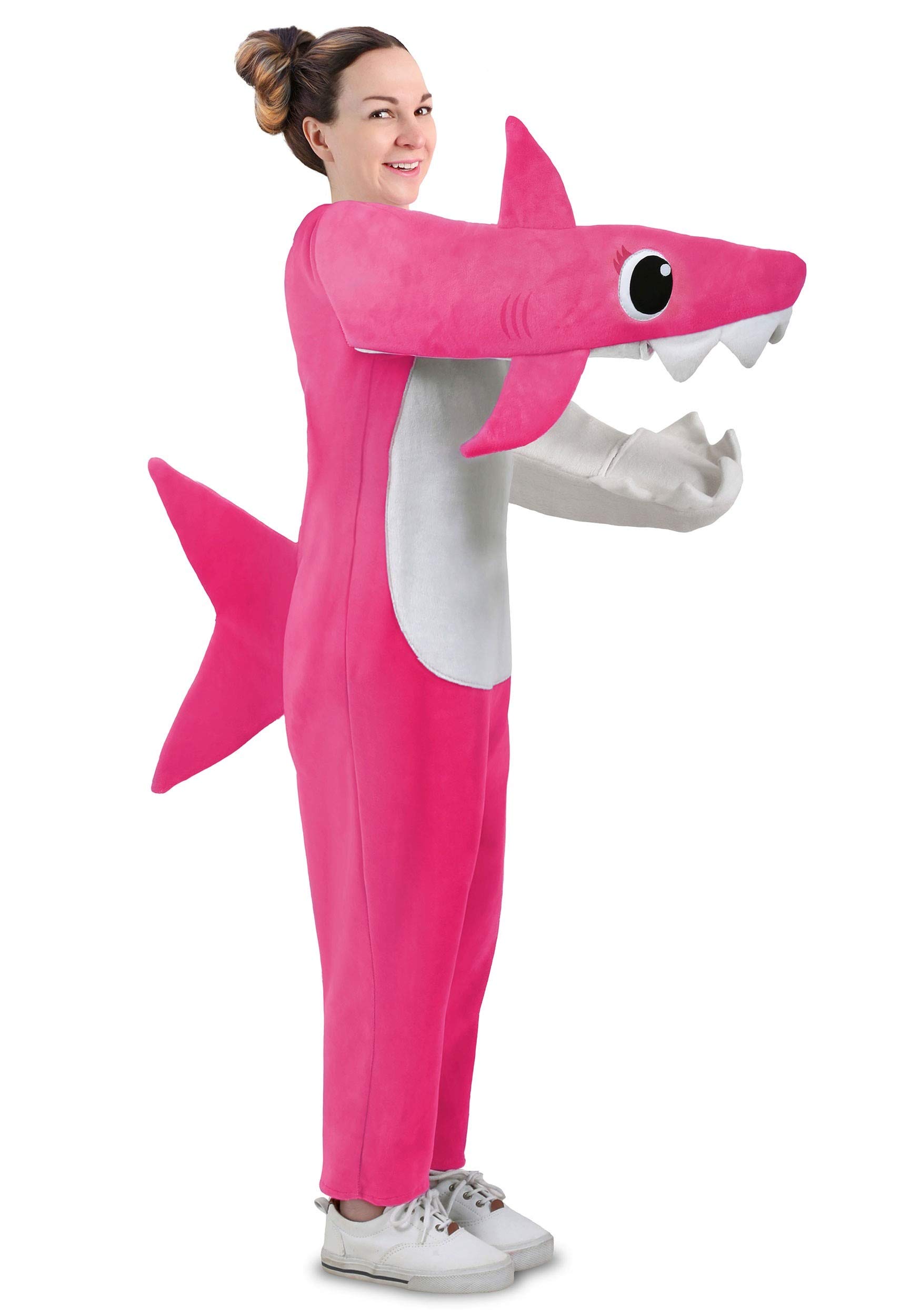 Mommy Shark Deluxe Adult Women's Costume - Halloween Party Outfit, Cosplay Dress, Funny Family Theme Costume for Women