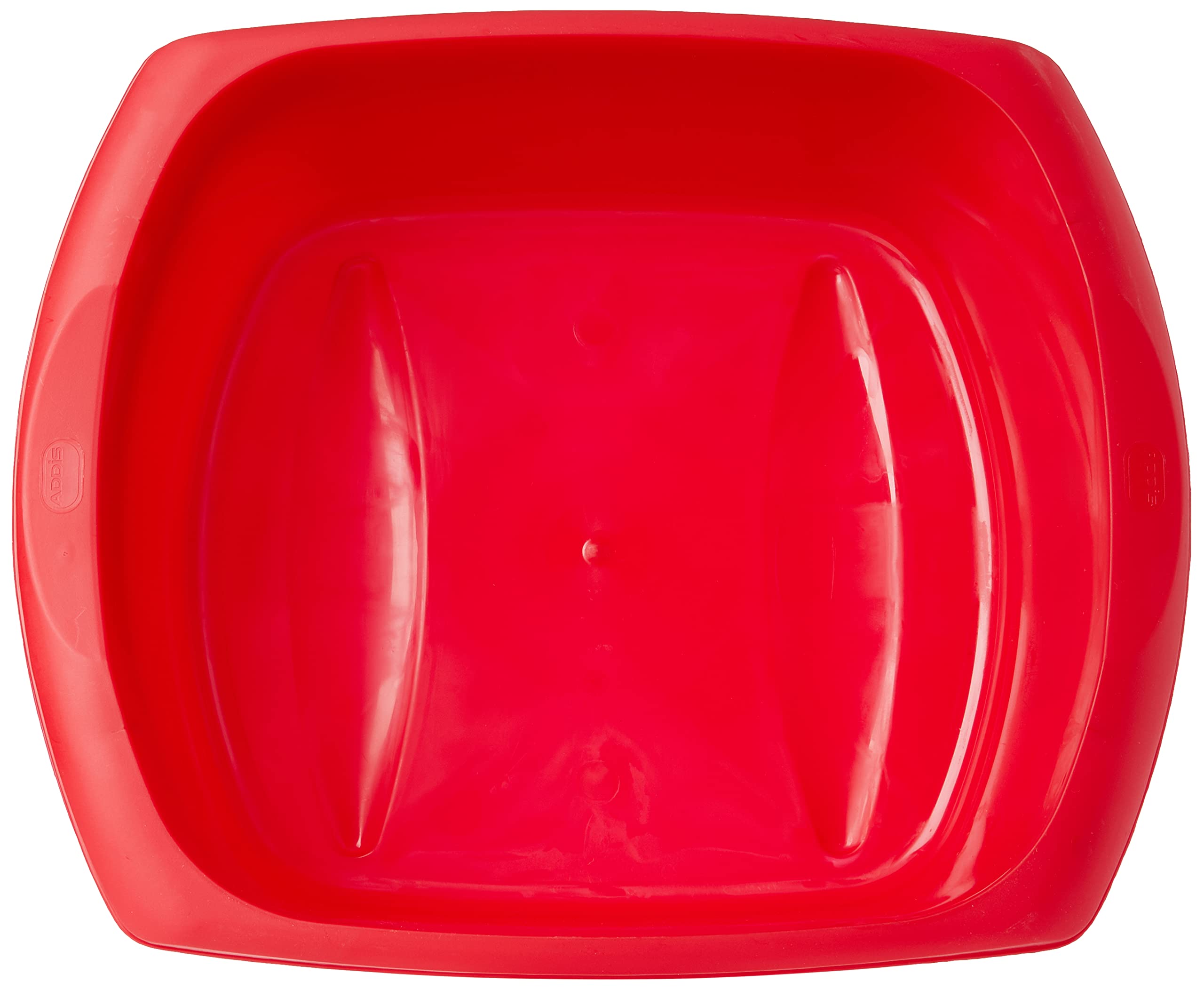 508067 Rectangular Washing Up Bowl - Roasted Red, 9.5 Liter Capacity - Perfect for Kitchen Sink, Dishwashing & Food Prep