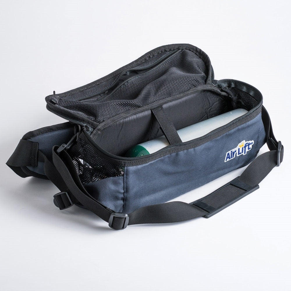 Portable Oxygen Cylinder Fanny Pack - Compatible with M6, C, M9 & B Cylinders (46N) - Ideal for Travel, Hiking & Medical Emergency Use