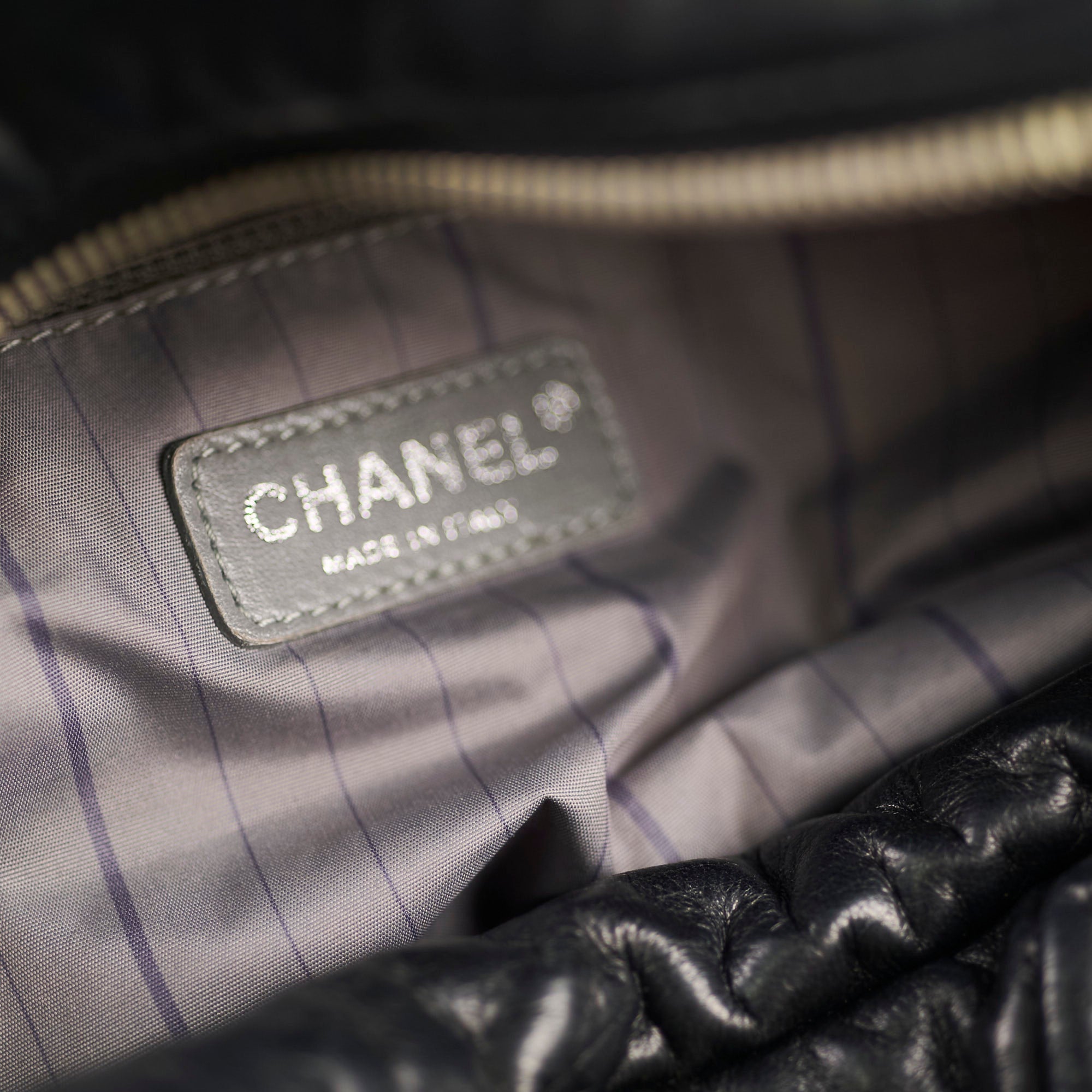Chanel Bowling Black Lambskin Shoulder Bag Series 12 - Luxury Leather Handbag for Women, Perfect for Parties, Dating & Everyday Use