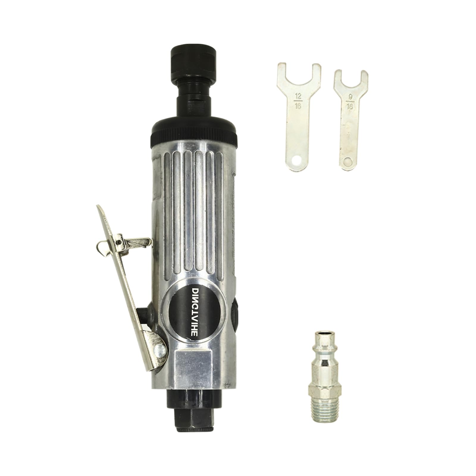 1/4 Inch Air Die Grinder - Heavy Duty Straight Pneumatic Grinder Tool for Industrial Polishing, Grinding & Cleaning | Perfect for Metalworking, Wood Carving & Automotive Repair