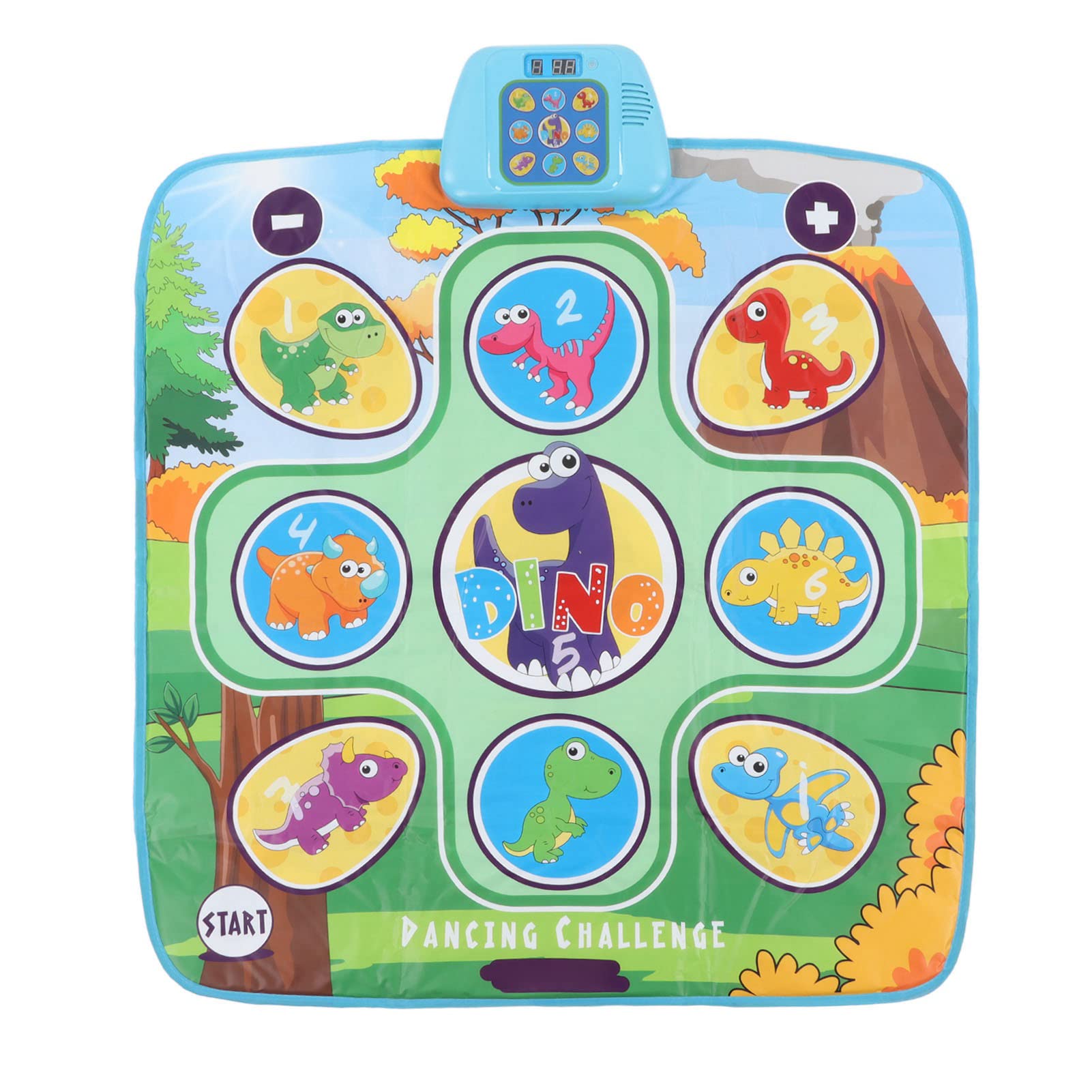 Interactive Music Dance Mat for Kids Ages 3+ | Programmable Dance Floor with LED Lights | Improves Coordination & Motor Skills | Perfect Birthday Gift for Boys & Girls | Fun Indoor Activity for Parties & Family Game Nights