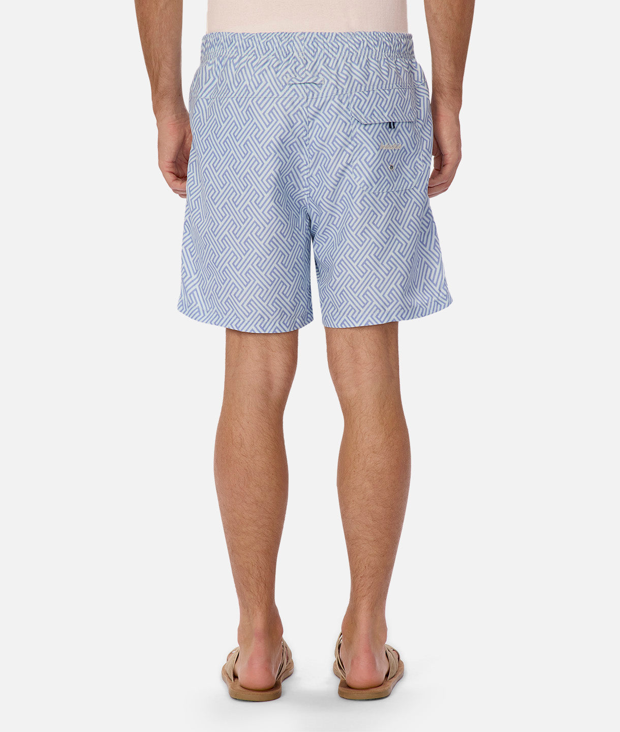 Alvarado Men's Swim Shorts - Quick-Dry Mint & Blue Swim Trunks for Beach, Pool & Vacation | Comfortable & Stylish Swimwear