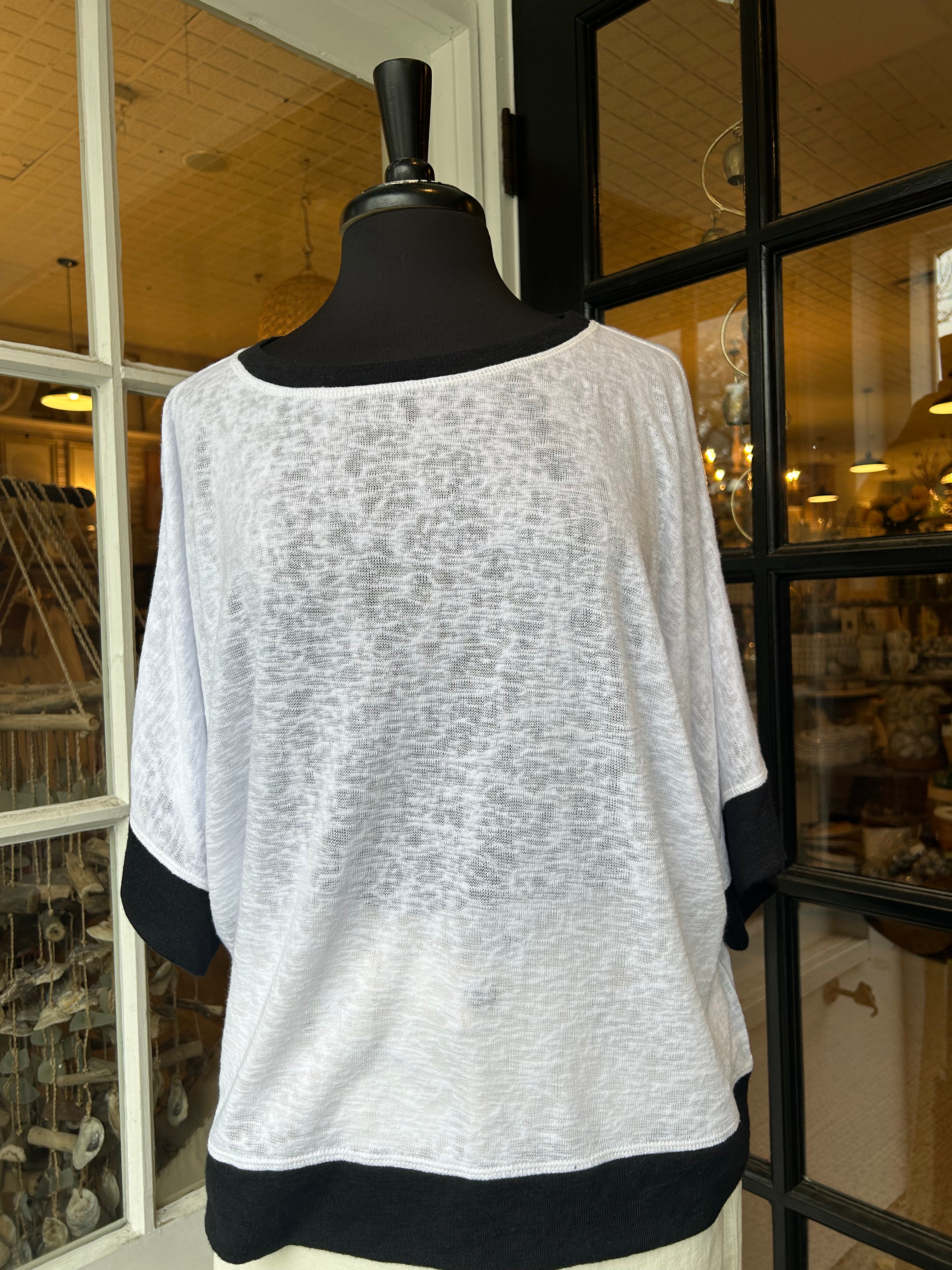 Eli Oversized Two Tone Tops for Women - Trendy Casual & Streetwear Blouse - Perfect for Layering, Outfits, and Everyday Wear