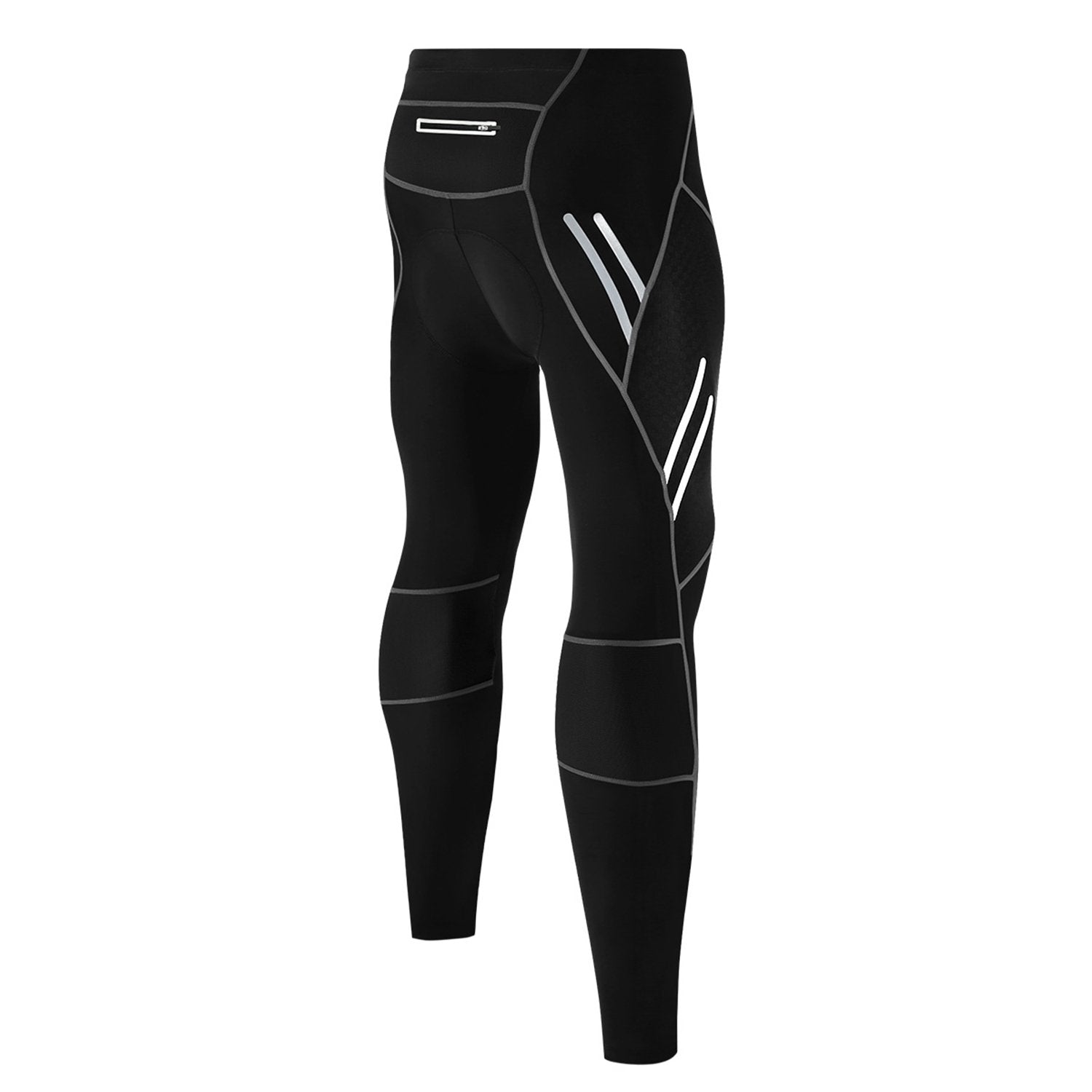 4D Padded Cycling Pants for Men - Breathable Biking Shorts with Zipper Pockets | Perfect for Road Biking, Mountain Cycling & Indoor Training