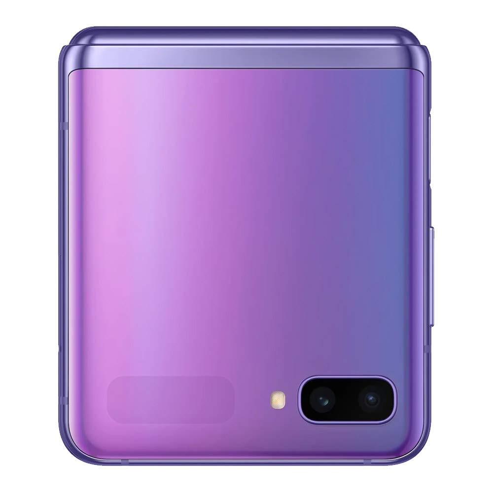 Samsung Galaxy Z Flip Unlocked Smartphone 256GB Mirror Purple - US Version (Renewed) | Foldable Phone for Work, Travel & Social Media