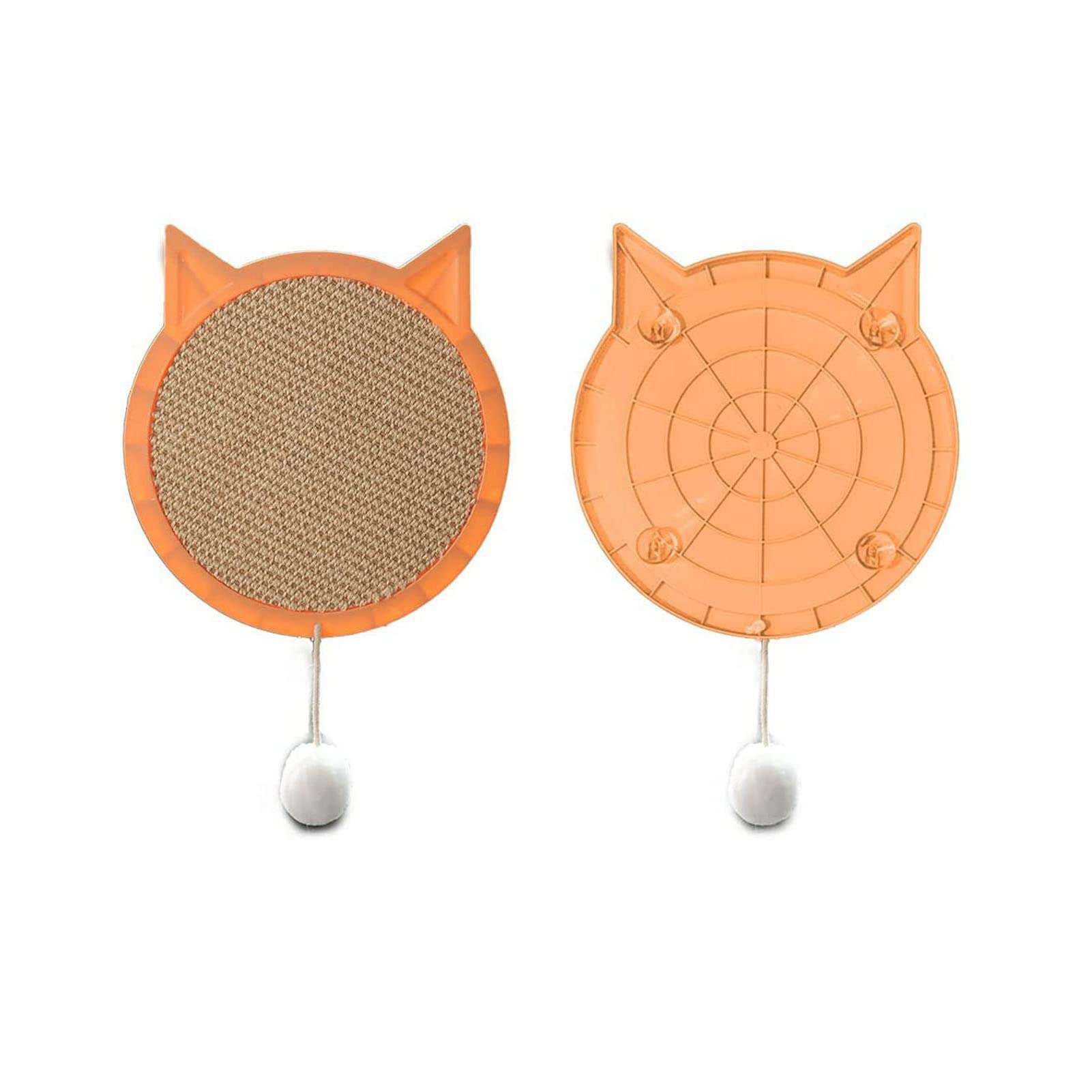 Premium Sisal Cat Scratching Board with Ball - Durable Vertical Cat Scratch Post for Claw Sharpening & Play - Large Cat Scratching Mat for Indoor Cats - Perfect for Living Room, Bedroom & Home Decor